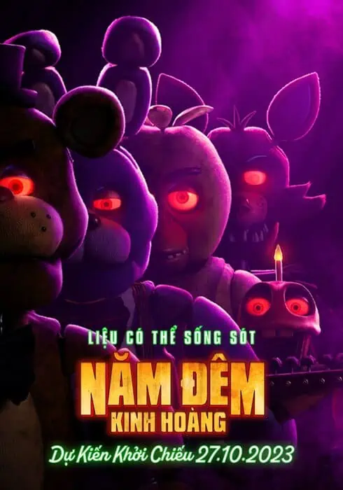 Phim Năm Đêm Kinh Hoàng - Five Nights at Freddy's (2023)