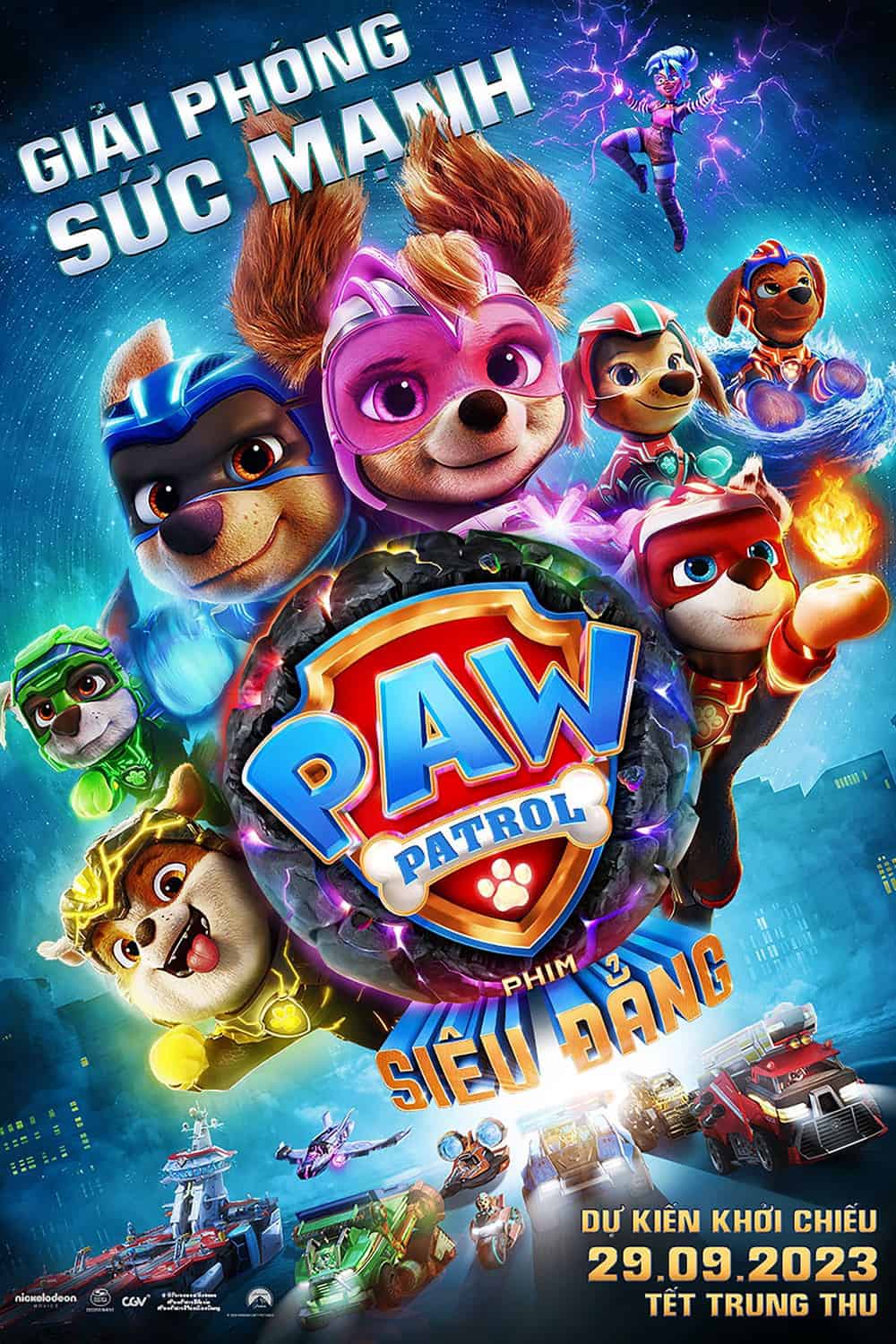 Xem phim PAW Patrol: Phim Siêu Đẳng - PAW Patrol: The Mighty Movie (2023)